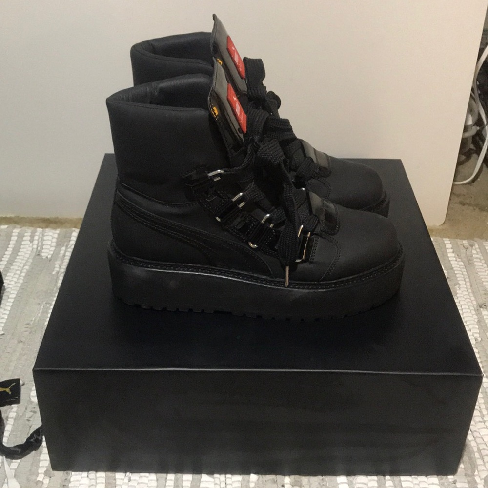 Puma x Fenty Black Boots